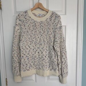 Reitman’s speckled knit sweater